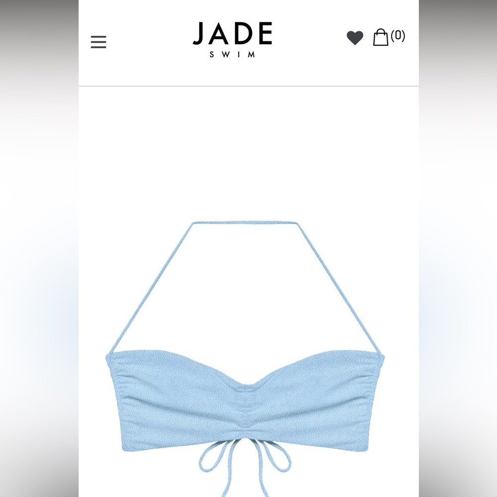 NWT Jade swim bikini in pacific sheen.  Size M. Isla top and Lure bottom